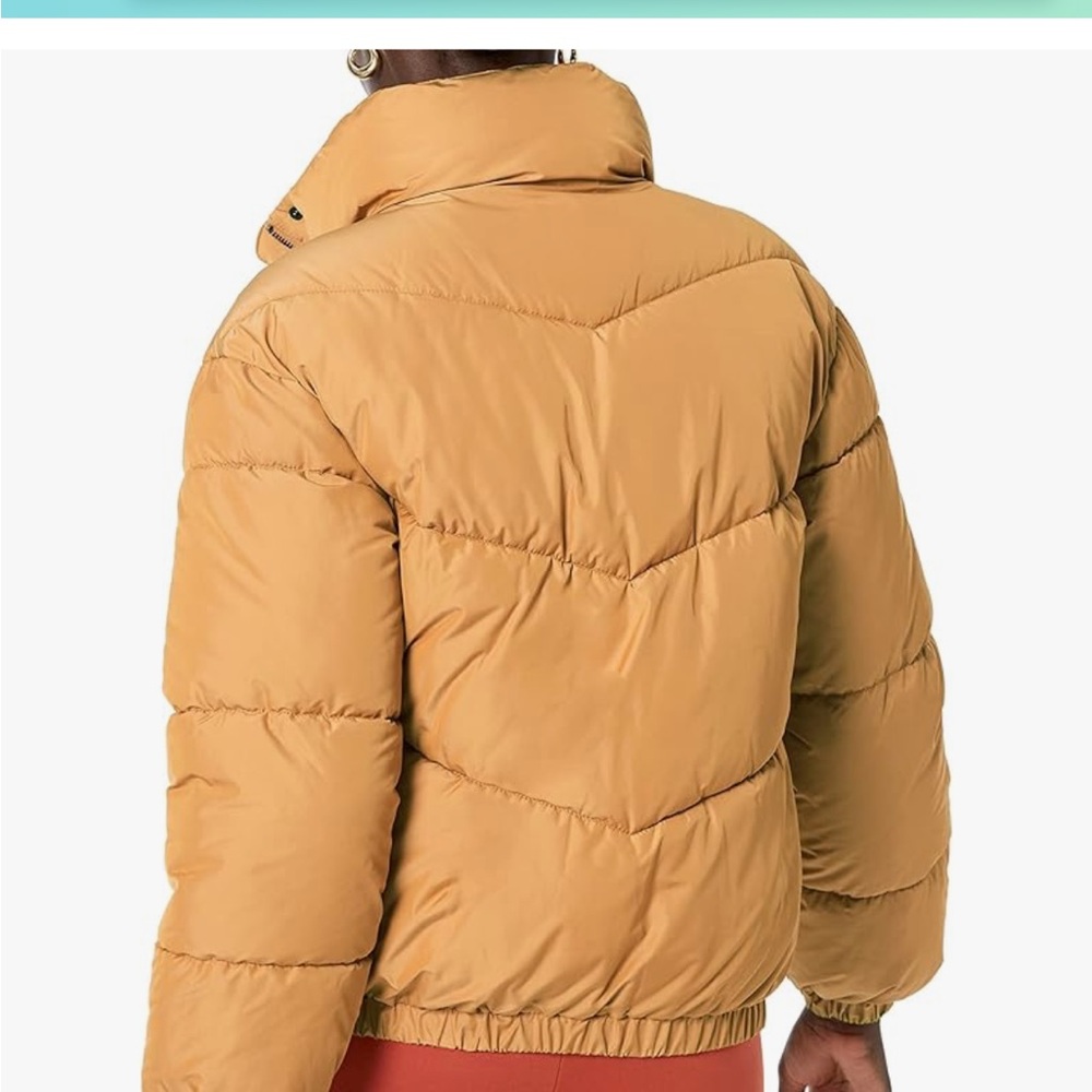Plus Size Relaxed Fit Mock-Neck Short Puffer Jacket (Previously Daily Ritual) - Picture 2 of 2